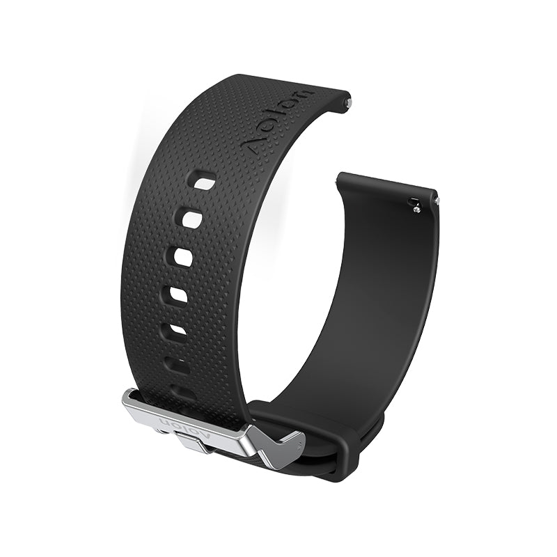 Aolon 22mm Textured Silicone Band