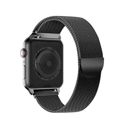 Applicable Apple Watch Stainless Steel Magnetic Metal Rounded Strap - Aolon